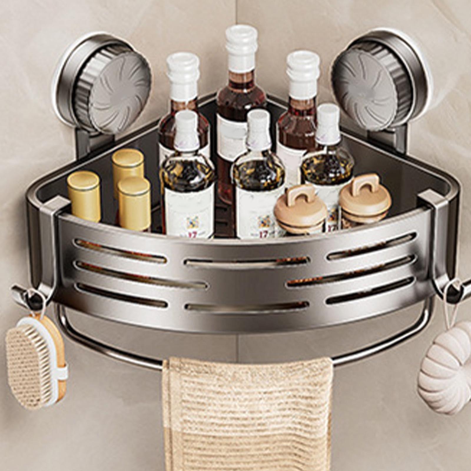 Corner Shower Caddy Basket with Hooks and Towel Bar Stainless Steel Wall Mounted Storage Organizer for Bathroom Kitchen One Size
Corner Shower Caddy Basket with Hooks and Towel Bar Stainless Steel Wall Mounted Storage Organizer for Bathroom Kitchen One Size