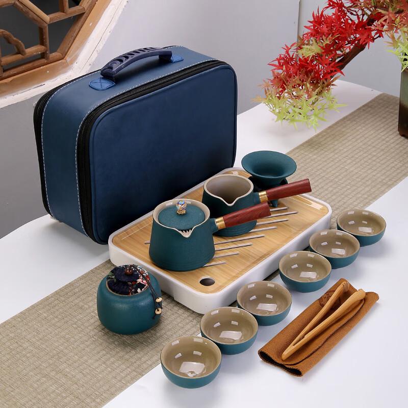 Portable Gongfu Travel Tea Set with Pot, 6 Cups & Travel Bag
Portable Gongfu Travel Tea Set with Pot, 6 Cups & Travel Bag