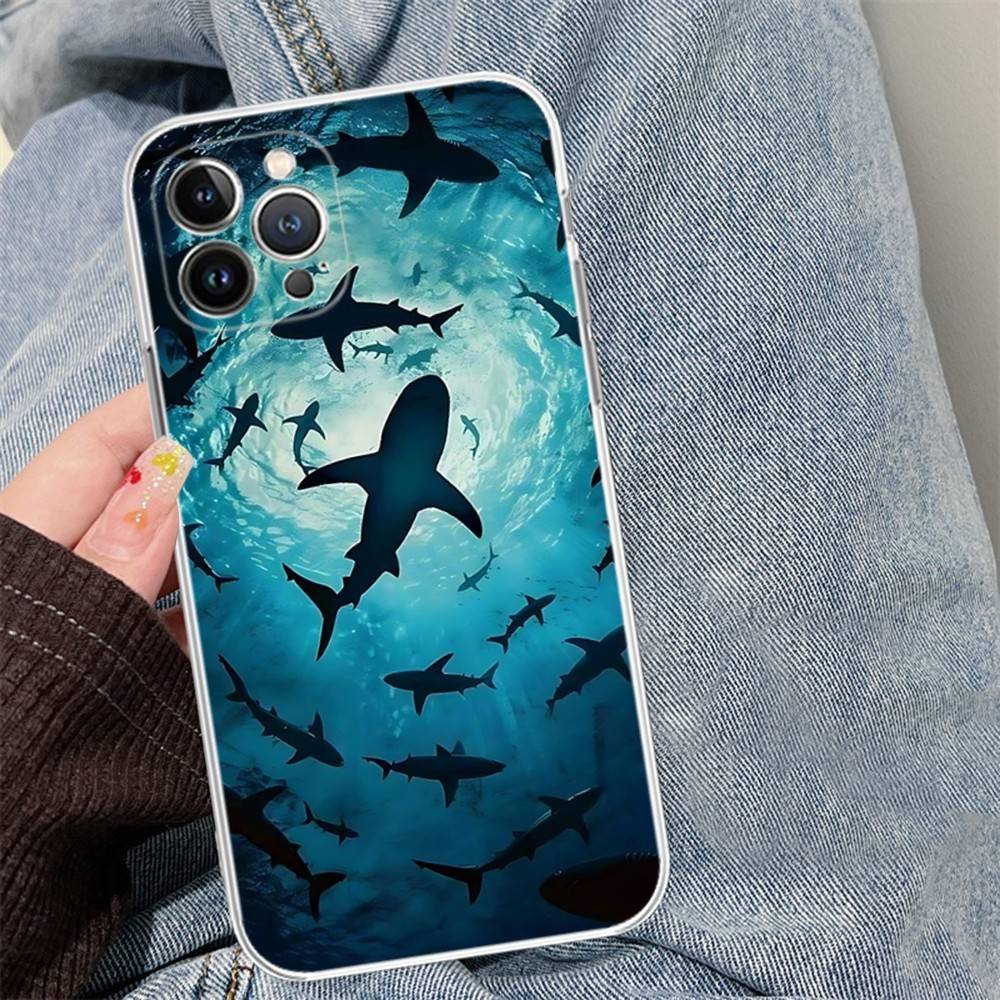 Ocean Whale Shark Swimming Phone Case For IPhone 11 12 13 14 15 16 17 Pro Max Plus Transparent Back Cover iPhone 14
Ocean Whale Shark Swimming Phone Case For IPhone 11 12 13 14 15 16 17 Pro Max Plus Transparent Back Cover iPhone 14
