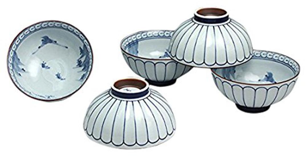 Stylish rice Arita ware Chrysanthemum carving landscape tea set Japanese rice bowl x5pcs set bowl (large) Porcelain/Size(cm) 11.9x5.9/No720638 синий
Stylish rice Arita ware Chrysanthemum carving landscape tea set Japanese rice bowl x5pcs set bowl (large) Porcelain/Size(cm) 11.9x5.9/No720638 синий