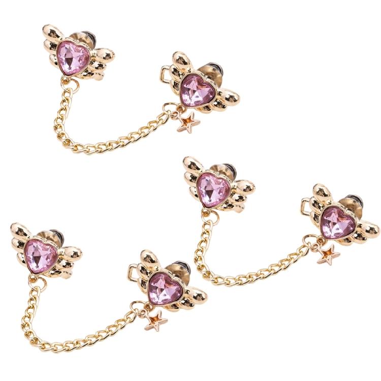 Crystal Heart Design Waist Fitness Pin Buckle 3Pcs Waist Adjusting Tool For Jeans And Trousers Women Waist Decoration золотий
Crystal Heart Design Waist Fitness Pin Buckle 3Pcs Waist Adjusting Tool For Jeans And Trousers Women Waist Decoration золотий