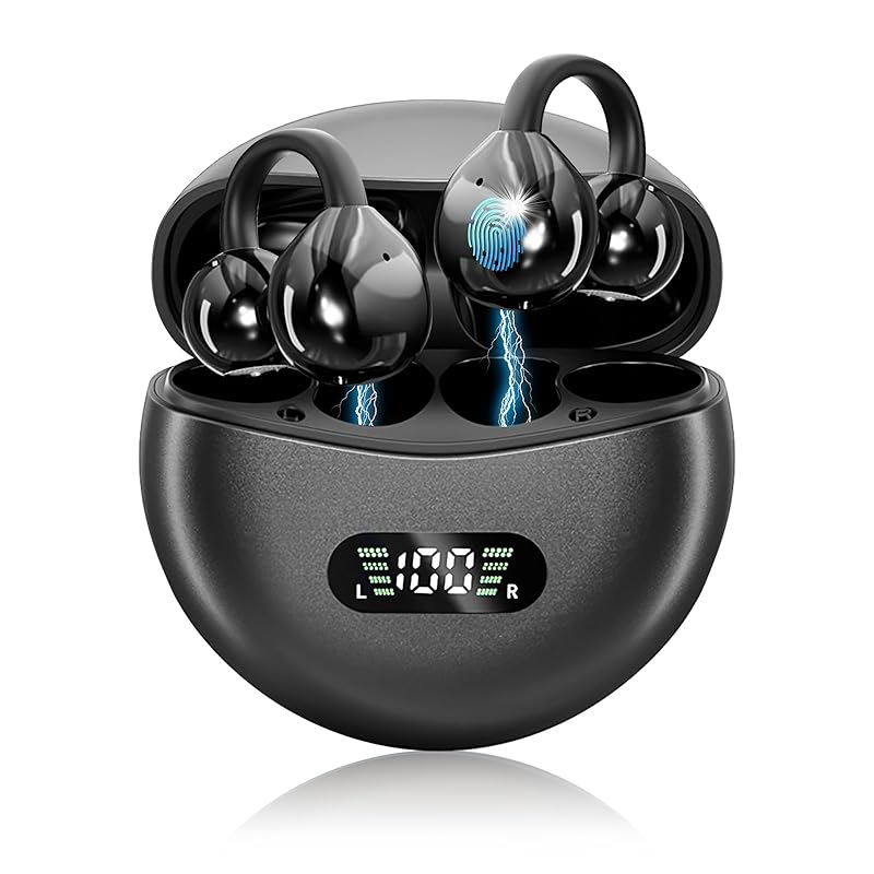 GHDVOP earphones bluetooth5.4 2024 new type, enhanced sound quality, super comfortable, ear cuff wireless earphones open ear Fashionable Hi-Fi sound
GHDVOP earphones bluetooth5.4 2024 new type, enhanced sound quality, super comfortable, ear cuff wireless earphones open ear Fashionable Hi-Fi sound