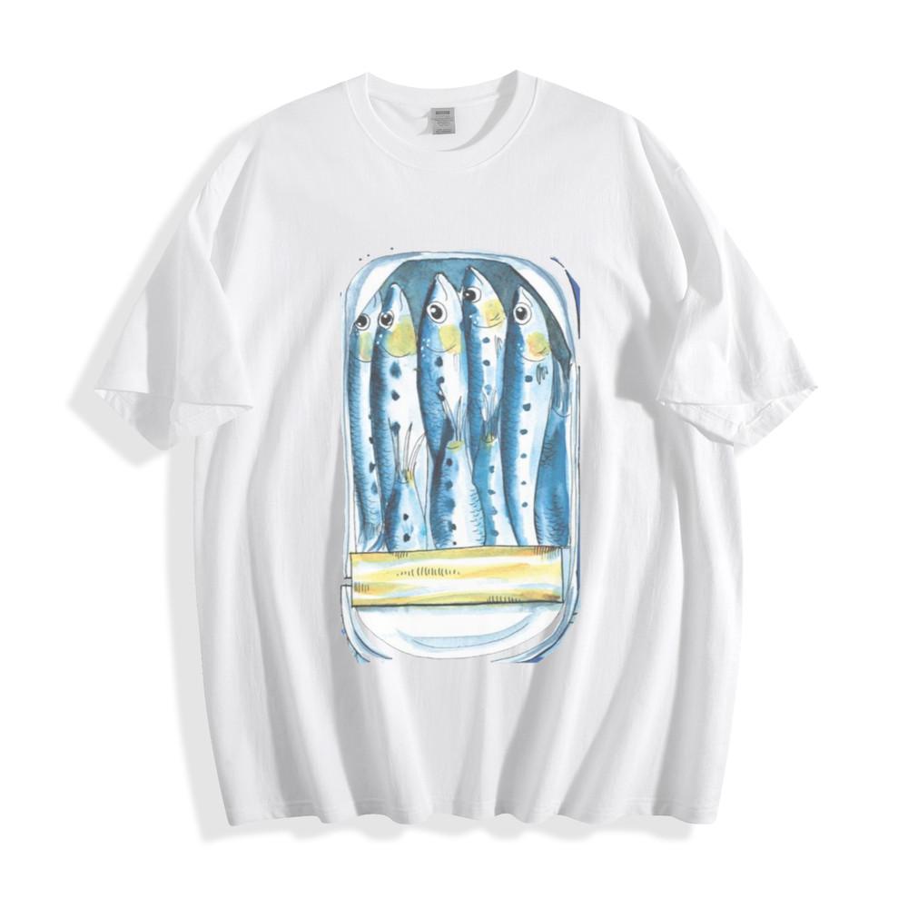 Sardine Tin Smiles T-Shirt - Quirky Seafood Fun Unisex Tee L
Sardine Tin Smiles T-Shirt - Quirky Seafood Fun Unisex Tee L