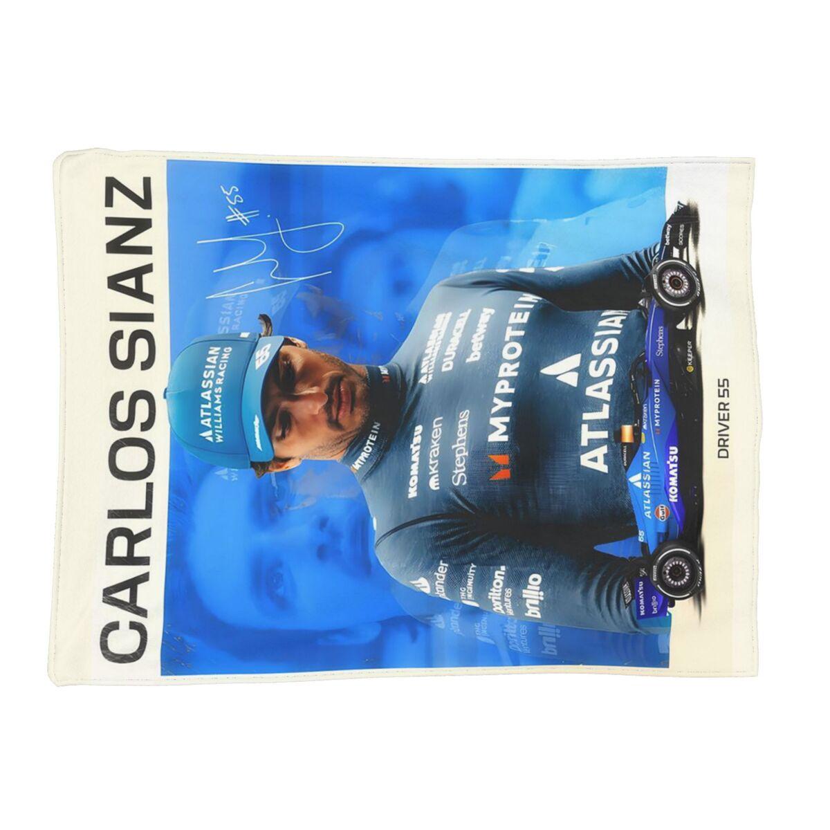 Carlos Sainz Eras Tour 2025 Blanket Soft Warm Flannel Throw Blanket Bedding for Bed Living room Picnic Travel Home Couch 30x40in
Carlos Sainz Eras Tour 2025 Blanket Soft Warm Flannel Throw Blanket Bedding for Bed Living room Picnic Travel Home Couch 30x40in