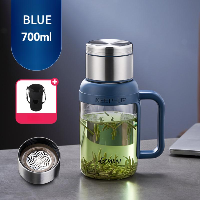 1 л чашка для чая для мужчин, деловая, высокотемпературная, чашка для разделения чая, офисная, большая емкость, герметичная, герметичная, стеклянная, с ручкой 700-1000ml
1 л чашка для чая для мужчин, деловая, высокотемпературная, чашка для разделения чая, офисная, большая емкость, герметичная, герметичная, стеклянная, с ручкой 700-1000ml