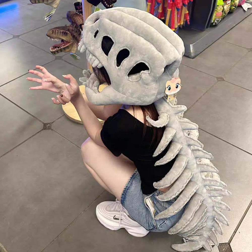 Dinosaur Skeleton Headgear Pillow - 6 Colors, Ideal for Party Cosplay Costume and Sofa Lounging Dino Pillows 75cm безодня
Dinosaur Skeleton Headgear Pillow - 6 Colors, Ideal for Party Cosplay Costume and Sofa Lounging Dino Pillows 75cm безодня