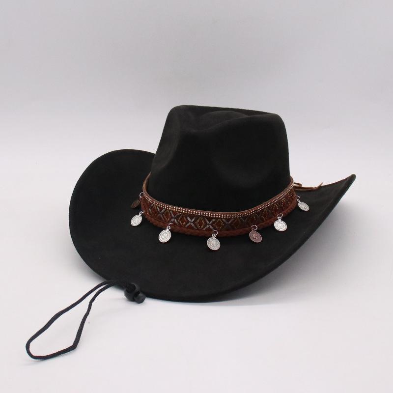 (Free Windbreak Rope) Autumn And Winter Tibetan Woolen Western Cowboy Hat For Men And Women, Big Edge Top Hat, Ziyuan Riding Hat one size fits all (j taoniu)
(Free Windbreak Rope) Autumn And Winter Tibetan Woolen Western Cowboy Hat For Men And Women, Big Edge Top Hat, Ziyuan Riding Hat one size fits all (j taoniu)