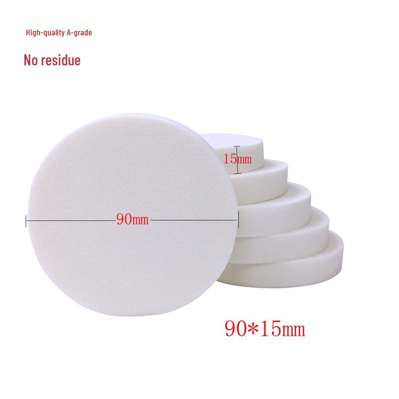 White Round Makeup Sponge: Dual-Use for Wet & Dry Application, Non-Shedding, Smooth Finish
White Round Makeup Sponge: Dual-Use for Wet & Dry Application, Non-Shedding, Smooth Finish