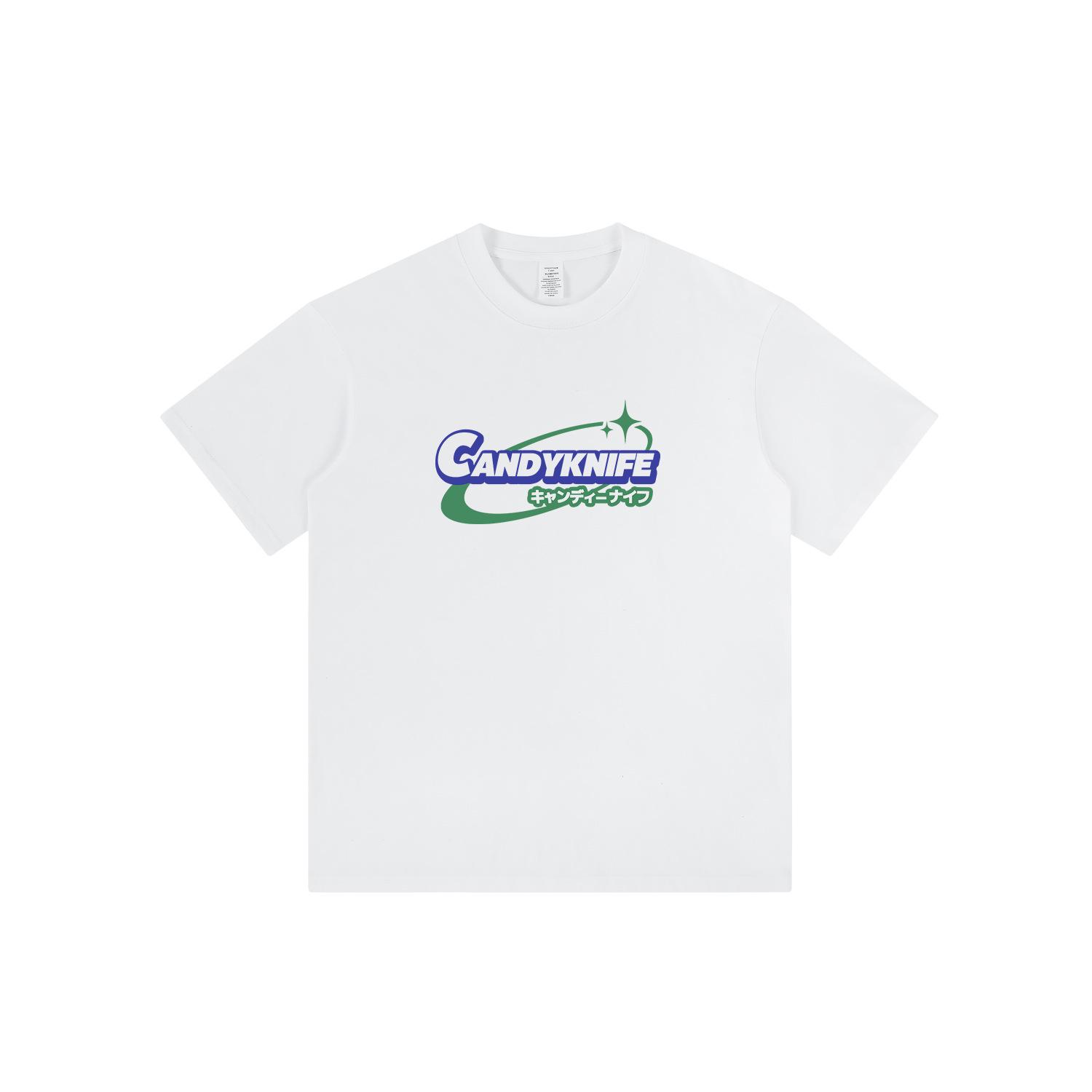 Blue-Green Block Retro Print Heavyweight Cotton Boyish T-shirt with Simple Lettering XL
Blue-Green Block Retro Print Heavyweight Cotton Boyish T-shirt with Simple Lettering XL