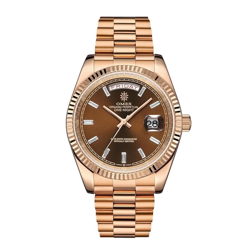 watch Omex one night OMEX ONE-NIGHT omeco clock Omeko clock homage clock made in Japan movement luxury watches (Pink gold x chocolate)
watch Omex one night OMEX ONE-NIGHT omeco clock Omeko clock homage clock made in Japan movement luxury watches (Pink gold x chocolate)