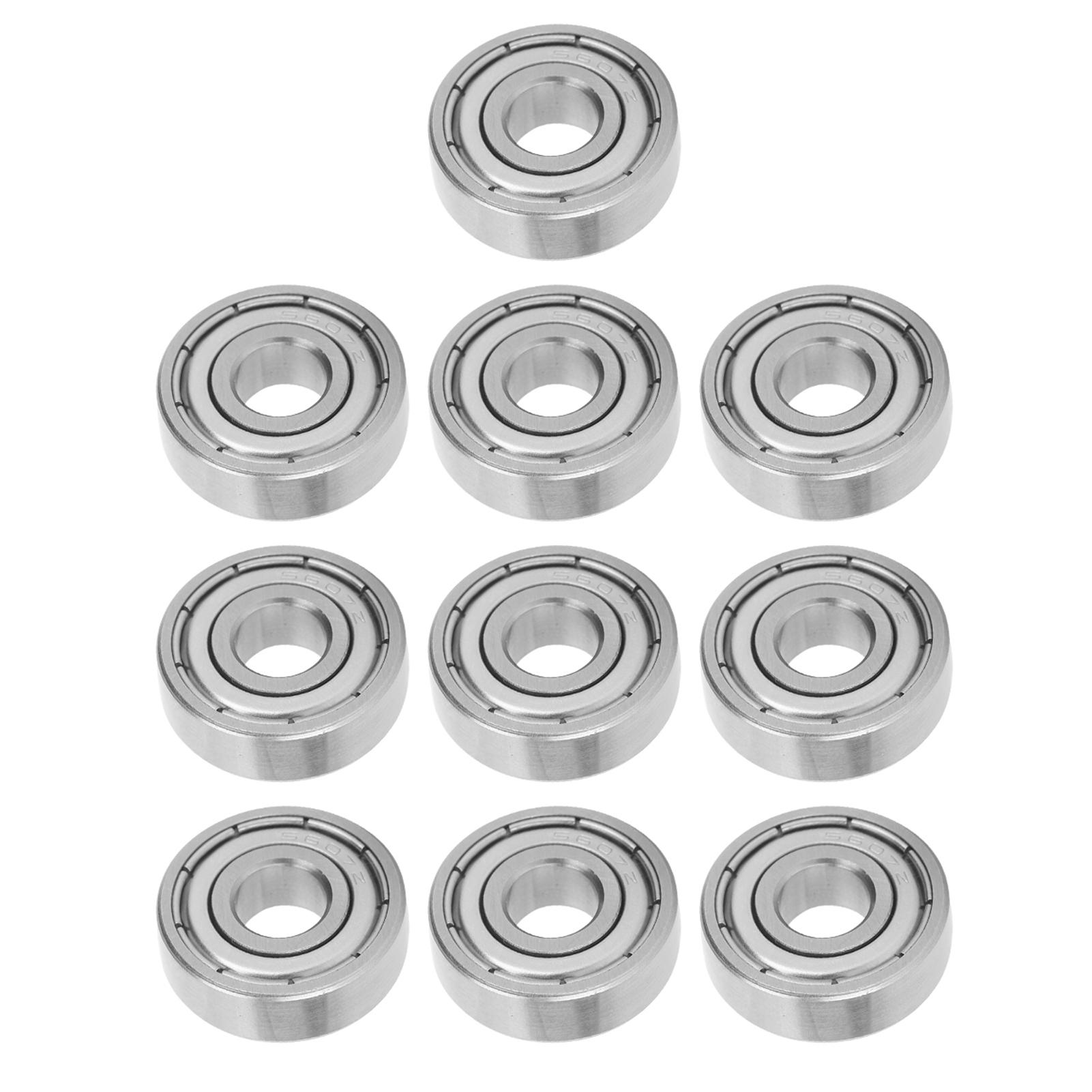 10Pcs S607Z Ball Bearing Stainless Steel Roller Skates Replacement Bearings 7x19x6mm
10Pcs S607Z Ball Bearing Stainless Steel Roller Skates Replacement Bearings 7x19x6mm