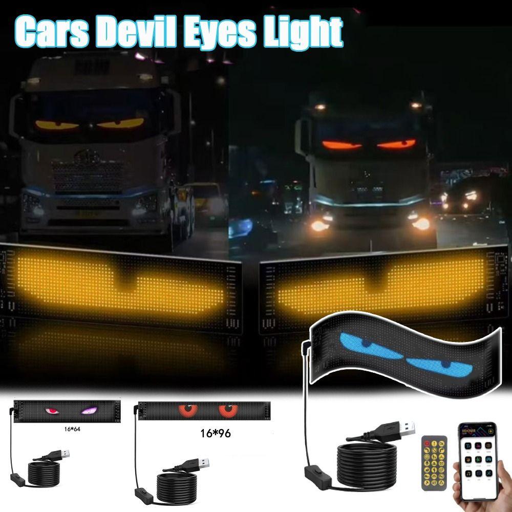 Дистанційні автомобілі Devil Eyes Легке лобове скло вантажівки Динамічний дисплей Світлодіодна панель вантажівки A
Дистанційні автомобілі Devil Eyes Легке лобове скло вантажівки Динамічний дисплей Світлодіодна панель вантажівки A