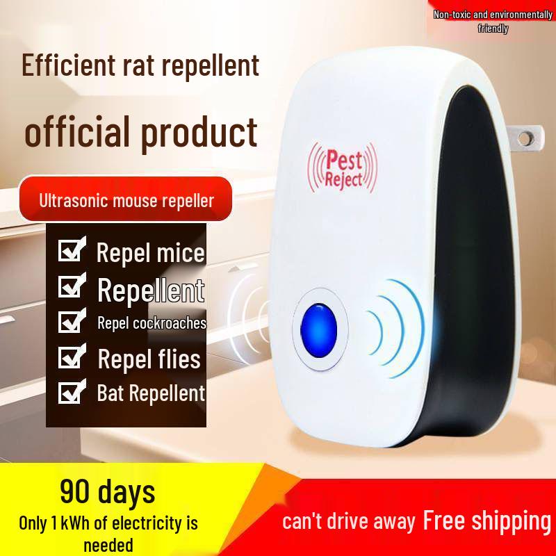 EU Standard Ultrasonic Repellent: Mosquito, Insect, Rodent, Cockroach & Fly Deterrent with Night Light
EU Standard Ultrasonic Repellent: Mosquito, Insect, Rodent, Cockroach & Fly Deterrent with Night Light