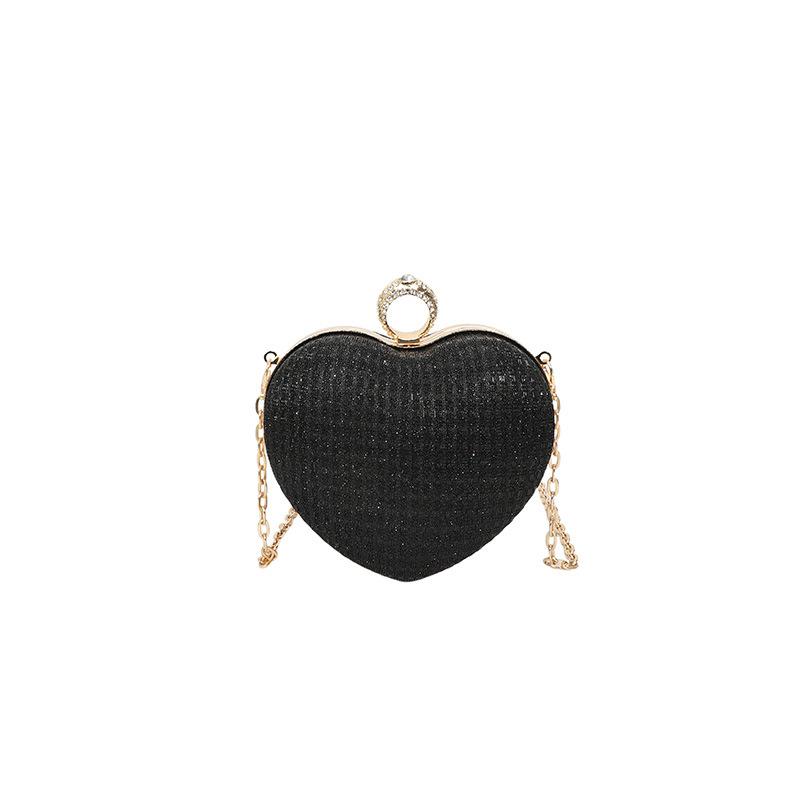 Evening Clutch Bag Women Shiny Handbag Heart Shape Metal Clutches Fashion Chain Shoulder Crossbody Bag Luxury Lady Purse чёрный
Evening Clutch Bag Women Shiny Handbag Heart Shape Metal Clutches Fashion Chain Shoulder Crossbody Bag Luxury Lady Purse чёрный