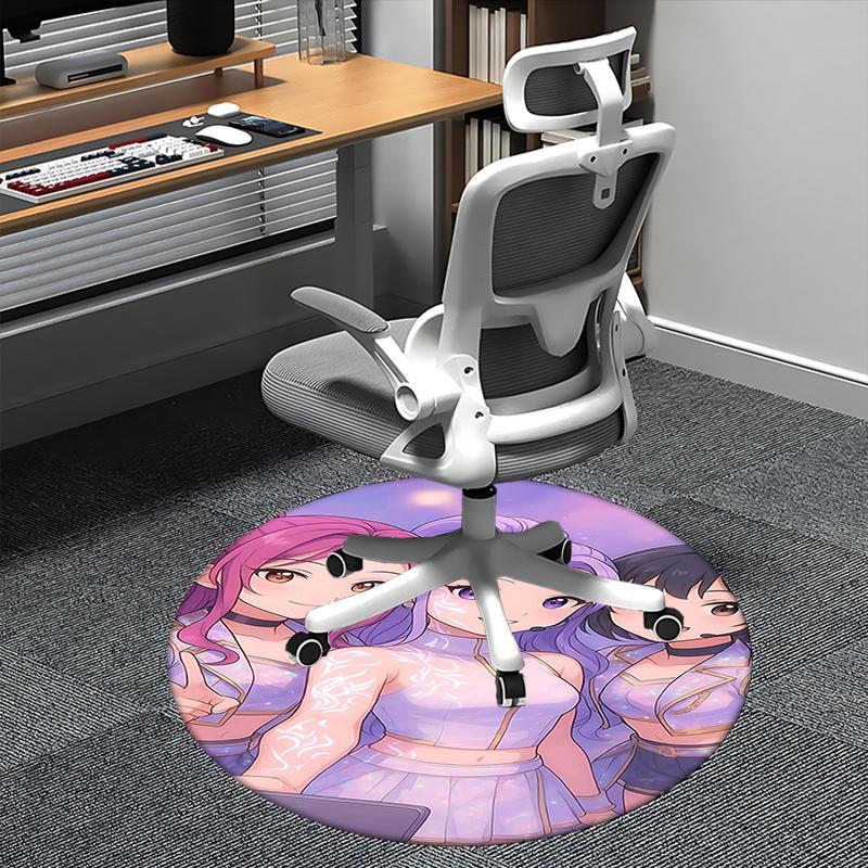 Kpop Girls Chair mat Round Rug-Office carpet, Machine Washable, Non-slip, Suitable for Living Rooms, Bedrooms, Entryways, and Holiday-themed 80cm by 80cm
Kpop Girls Chair mat Round Rug-Office carpet, Machine Washable, Non-slip, Suitable for Living Rooms, Bedrooms, Entryways, and Holiday-themed 80cm by 80cm