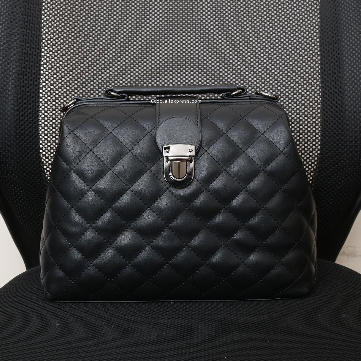 Fashi Plaid Rivets Design Doctor Crossbody Bags For Women 2026 High Quality PU Leather Tote Solid Color Shoulder Handbags чёрный
Fashi Plaid Rivets Design Doctor Crossbody Bags For Women 2026 High Quality PU Leather Tote Solid Color Shoulder Handbags чёрный