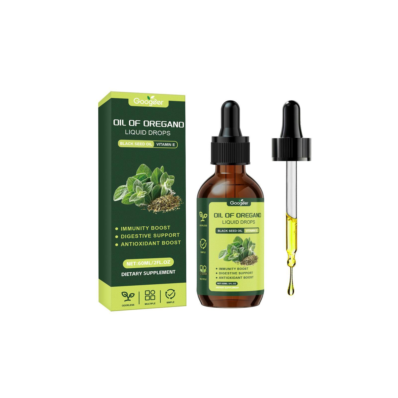 Googeer Oregano Oil Liquid Drops Supplement
Googeer Oregano Oil Liquid Drops Supplement