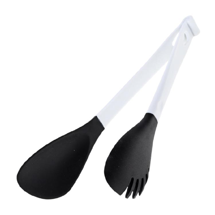 Comfortable Grip Buffet Tongs Heat Resistant Silicone Food Tongs For Cooking Baking And Grilling Kitchen Tool чорний
Comfortable Grip Buffet Tongs Heat Resistant Silicone Food Tongs For Cooking Baking And Grilling Kitchen Tool чорний