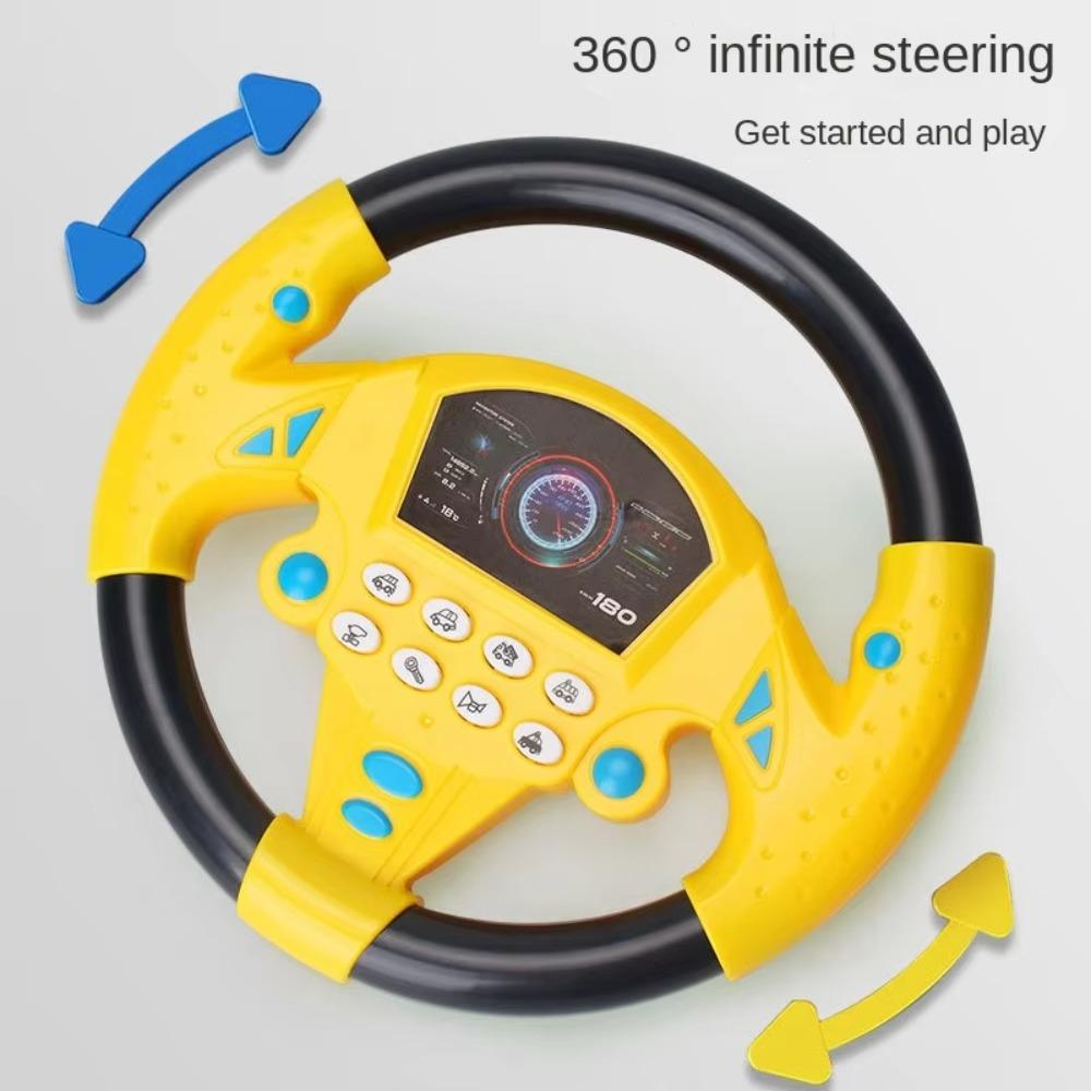 360 ° Rotation Copilot Music Steering Wheel Multi Functional Simulate Driving Car Toy Kids Toys style 2
360 ° Rotation Copilot Music Steering Wheel Multi Functional Simulate Driving Car Toy Kids Toys style 2