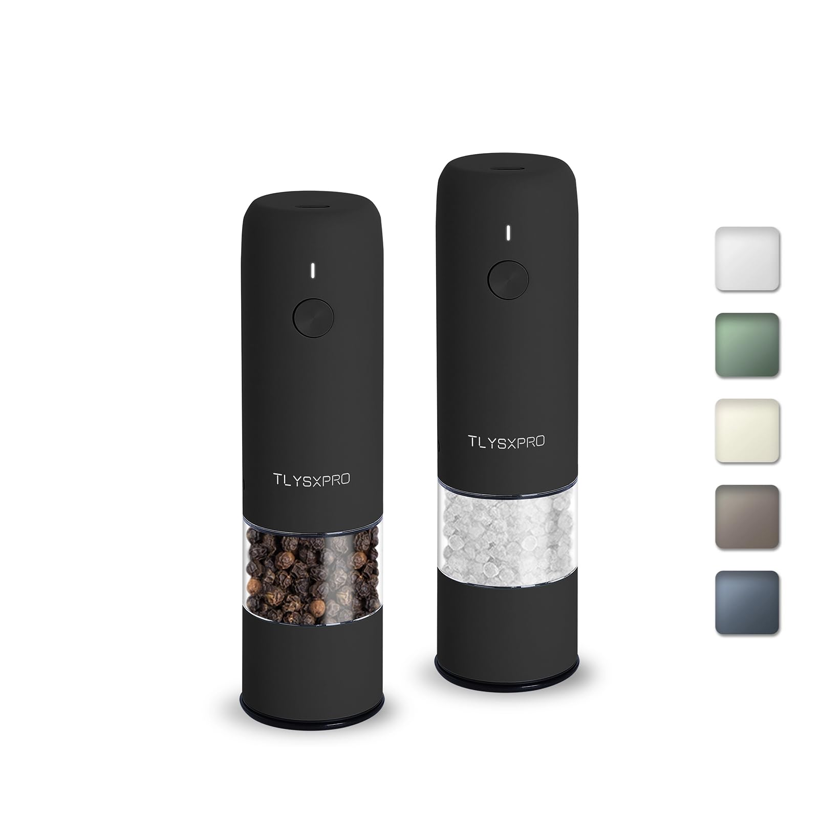 Small Electric Mill Salt Pepper Grinder USB Automatic Pepper Adjustable Electric Salt for Kitchen of & Set, Rechargeable, Mill, Coarseness, Shaker, чёрный
Small Electric Mill Salt Pepper Grinder USB Automatic Pepper Adjustable Electric Salt for Kitchen of & Set, Rechargeable, Mill, Coarseness, Shaker, чёрный