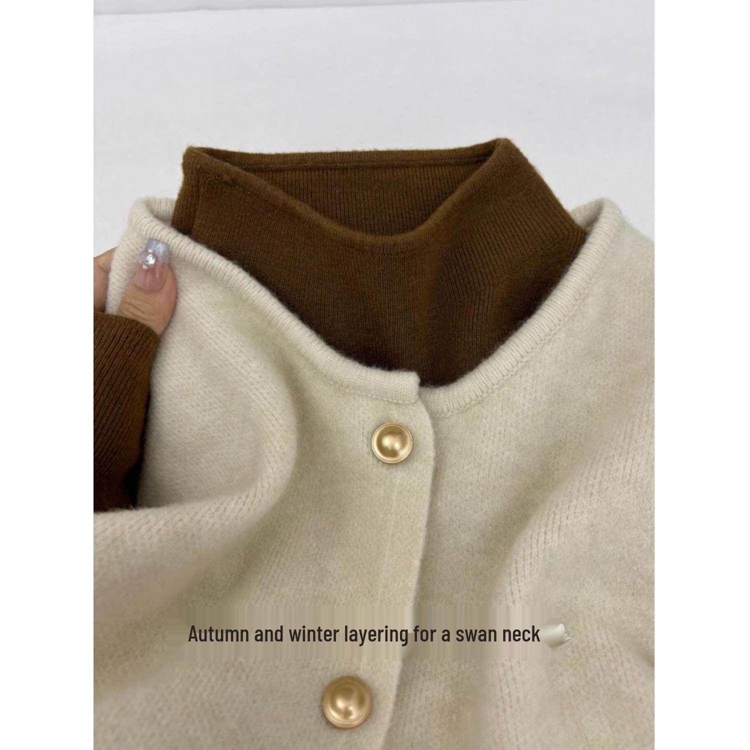 2025 Women s Korean-Style Half High Collar Sweater: Autumn/Winter Thickened Versatile Base Shirt One Size
2025 Women s Korean-Style Half High Collar Sweater: Autumn/Winter Thickened Versatile Base Shirt One Size
