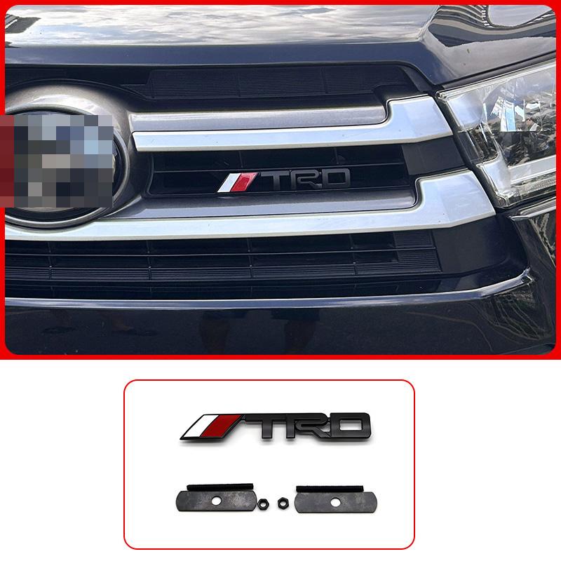 TRD Emblem Front Grille and 3D Metal Rear Badge for Toyota Highlander 2015 2016 2017 2018 2019 2020 2021 black
TRD Emblem Front Grille and 3D Metal Rear Badge for Toyota Highlander 2015 2016 2017 2018 2019 2020 2021 black