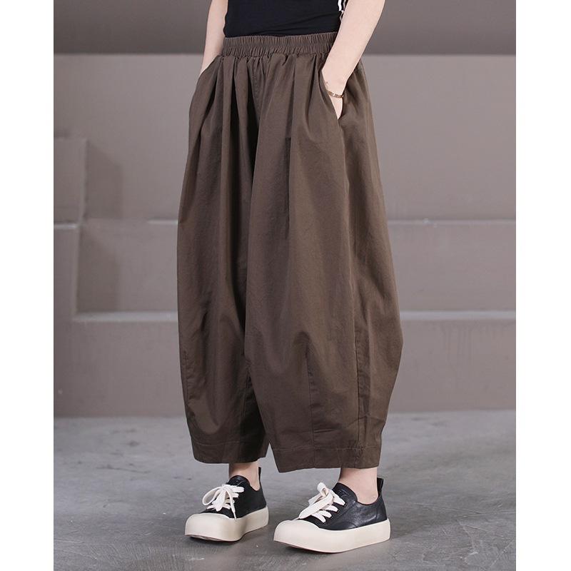 Spring and summer 2025 new Korean version loose large size literary leggings solid color elastic waist double pocket bloomers women M чёрный
Spring and summer 2025 new Korean version loose large size literary leggings solid color elastic waist double pocket bloomers women M чёрный