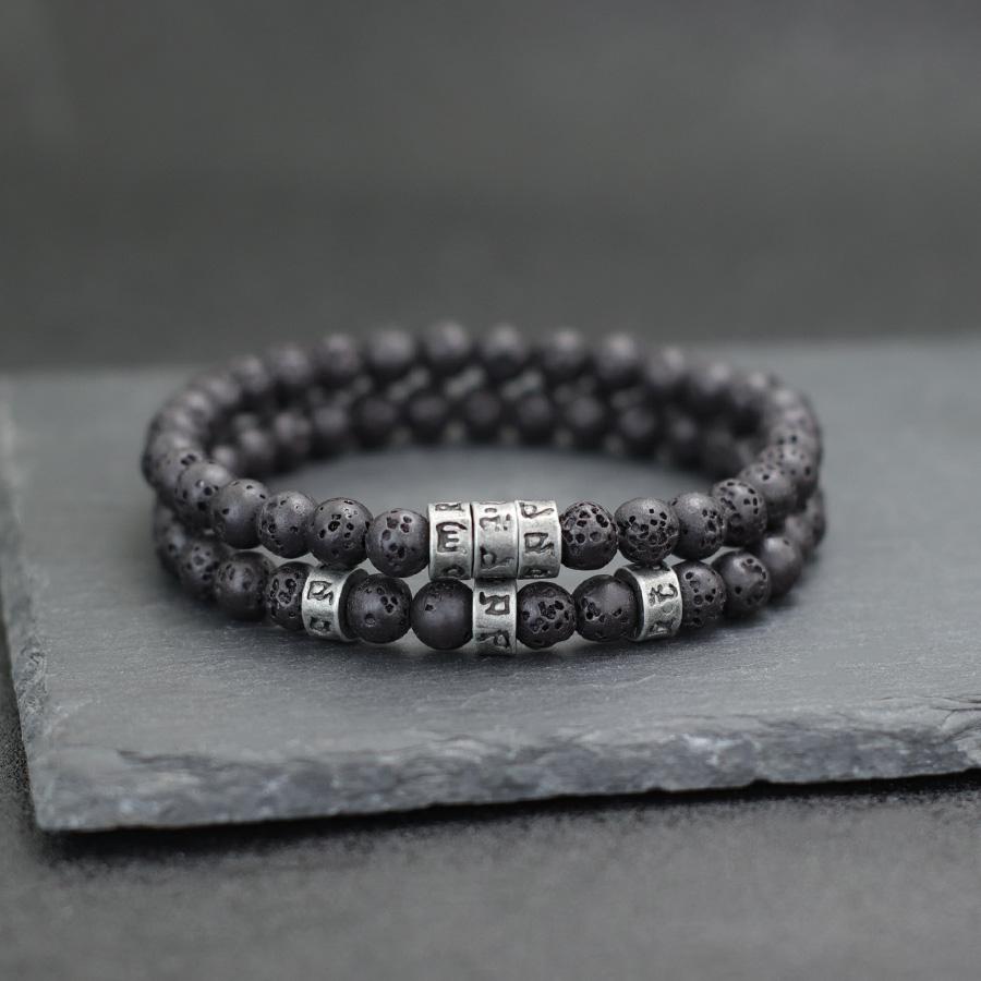 Noter Fashion 2Pcs Men Bracelet Set Retro Sanskrit Meditation Yoga Healing Braslet 6mm Black Lava Onyx Stone Strand Braclet лавовий
Noter Fashion 2Pcs Men Bracelet Set Retro Sanskrit Meditation Yoga Healing Braslet 6mm Black Lava Onyx Stone Strand Braclet лавовий