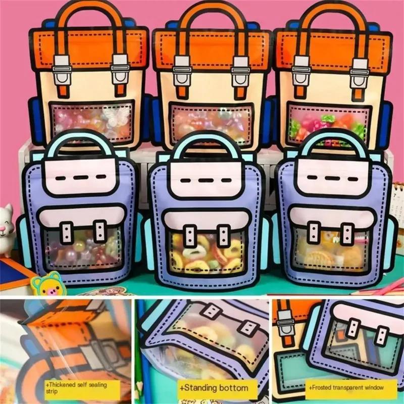 12/1PCS Creative Gifts Packaging Bags Cartoon School Bag Shape Candy Snack Self-lock Bags For Kids Birthday Party Decors Gifts 1PC&18x21cm
12/1PCS Creative Gifts Packaging Bags Cartoon School Bag Shape Candy Snack Self-lock Bags For Kids Birthday Party Decors Gifts 1PC&18x21cm
