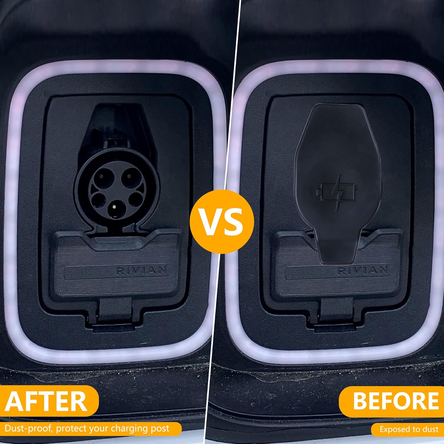Charger Cover Charging Port Dust Plug Compatible with 2022 2023 2024 2025 Rivian R1T R1S Exterior Accessories Car Charging Waterproof Protector Cap,
Charger Cover Charging Port Dust Plug Compatible with 2022 2023 2024 2025 Rivian R1T R1S Exterior Accessories Car Charging Waterproof Protector Cap,