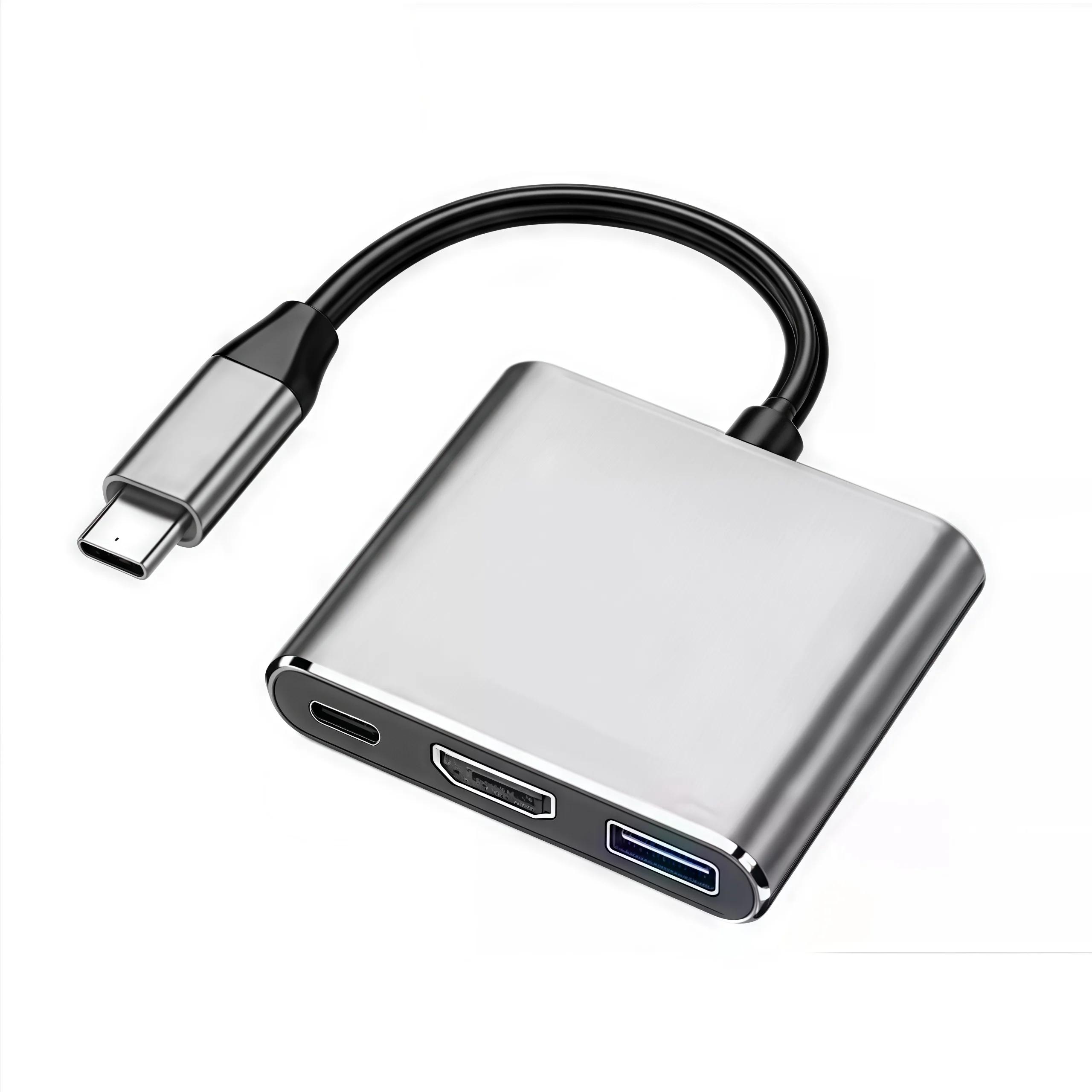 Адаптер-концентратор USB C 4K HDMI 3 в 1 Конвертер USB C (папа) на USB C (мама) с USB 3.0 и портом для зарядки для MacBook Air 12 серый
Адаптер-концентратор USB C 4K HDMI 3 в 1 Конвертер USB C (папа) на USB C (мама) с USB 3.0 и портом для зарядки для MacBook Air 12 серый