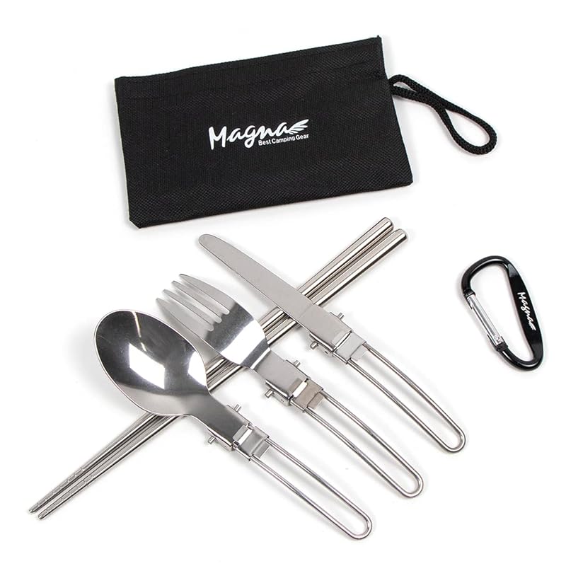 MAGNA cutlery weapon fork spoon knife Connecting chopsticks carabiner Comes with a storage bag that can hold chopsticks (Silver)
MAGNA cutlery weapon fork spoon knife Connecting chopsticks carabiner Comes with a storage bag that can hold chopsticks (Silver)