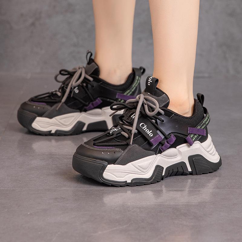 Spring new platform dad shoes live casual sports shoes women s versatile buckle running shoes K 40 сірий колір
Spring new platform dad shoes live casual sports shoes women s versatile buckle running shoes K 40 сірий колір