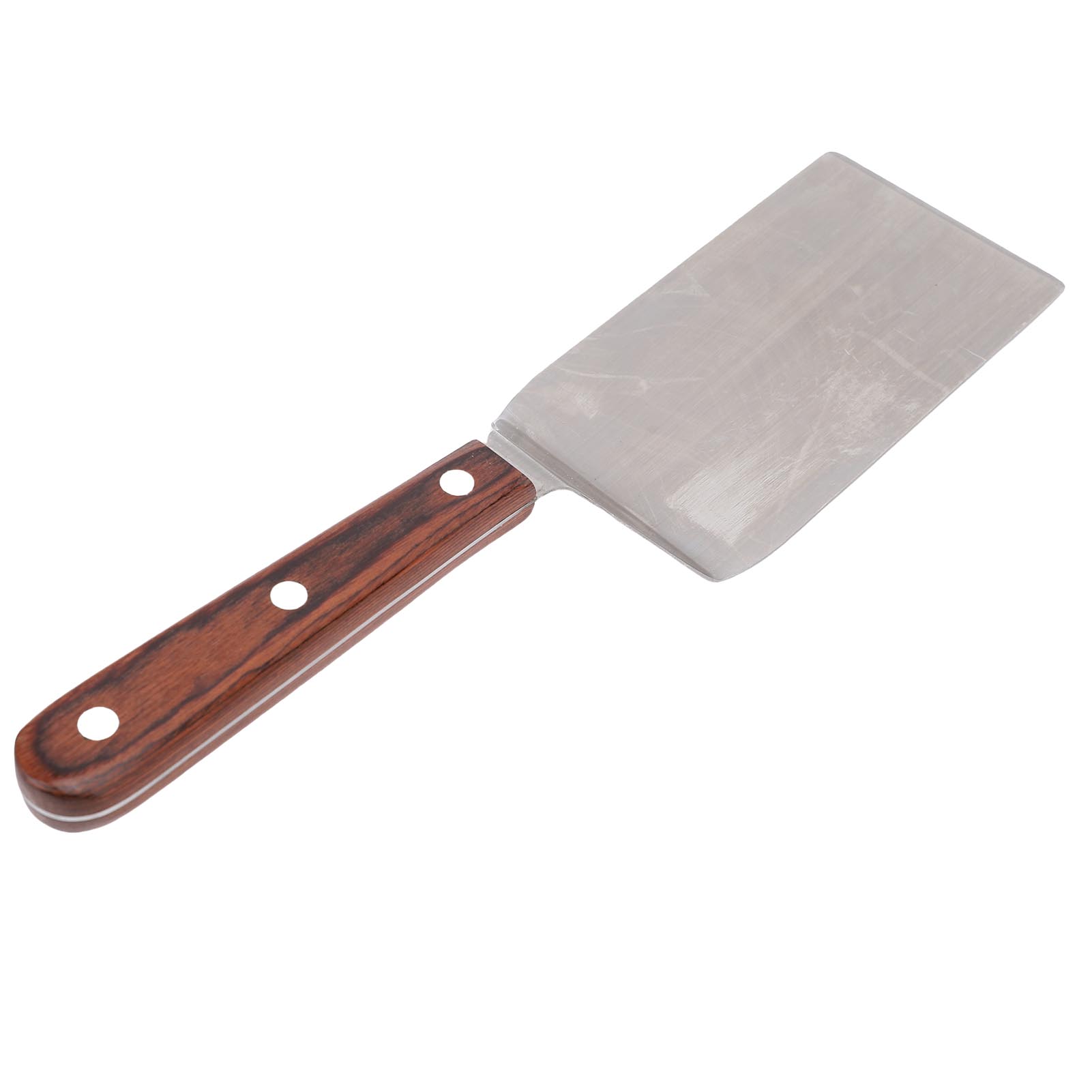 Frying Spatula Wood Handle Stainless Steel Multifunctional Shovel for Barbecue Grill Kitchen Cooking
Frying Spatula Wood Handle Stainless Steel Multifunctional Shovel for Barbecue Grill Kitchen Cooking