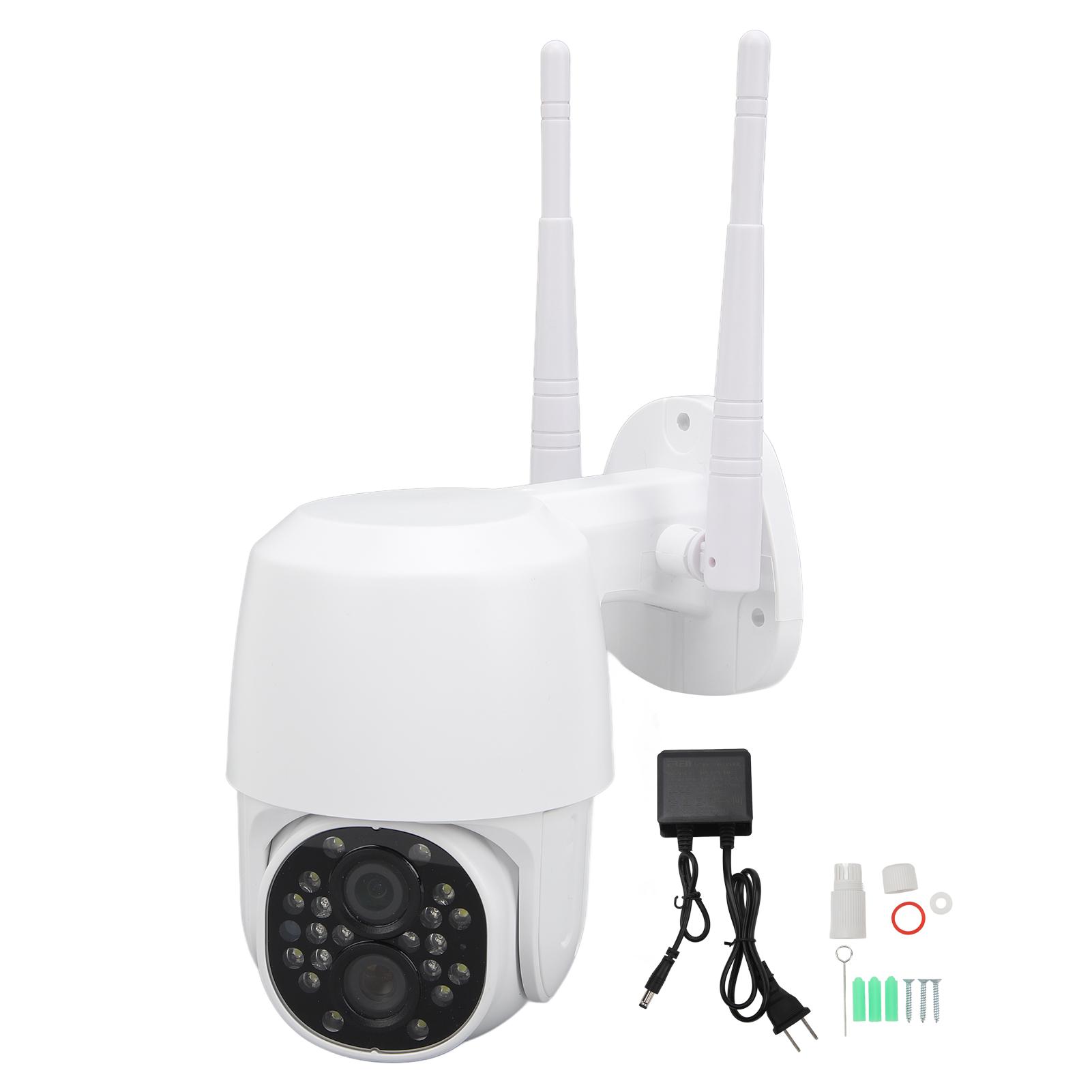 Dual Lens Security Camera 2 Way Talk 15X Zoom Color Night Vision Auto Tracking WiFi Surveillance US Plug
Dual Lens Security Camera 2 Way Talk 15X Zoom Color Night Vision Auto Tracking WiFi Surveillance US Plug