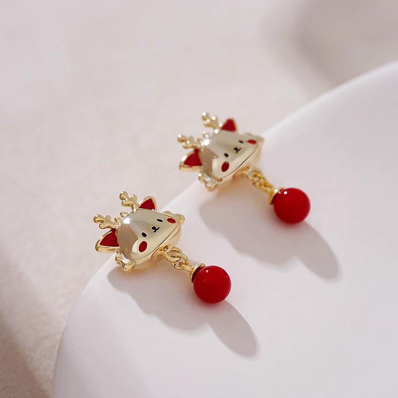 Серьги Милый Дракон по китайскому гороскопу - Праздничные серьги-гвоздики с красными бусинами для года рождения и празднования Нового года
Серьги Милый Дракон по китайскому гороскопу - Праздничные серьги-гвоздики с красными бусинами для года рождения и празднования Нового года