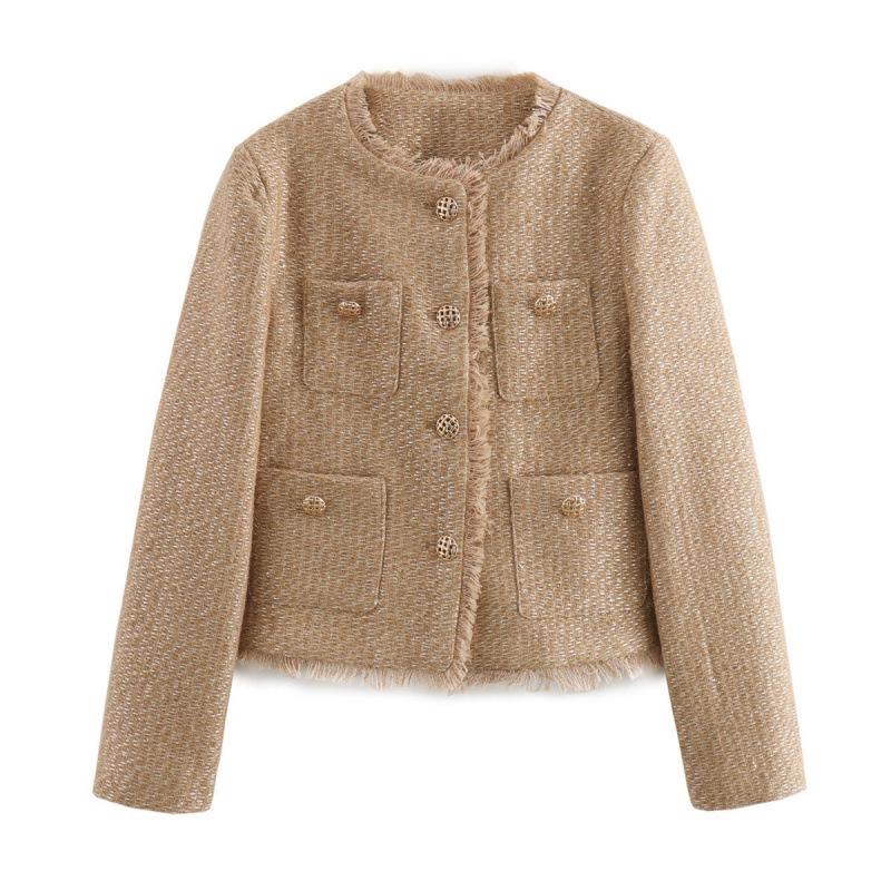 2025 Women s Lurex Texture Short Jacket - European & American Style L хакі
2025 Women s Lurex Texture Short Jacket - European & American Style L хакі