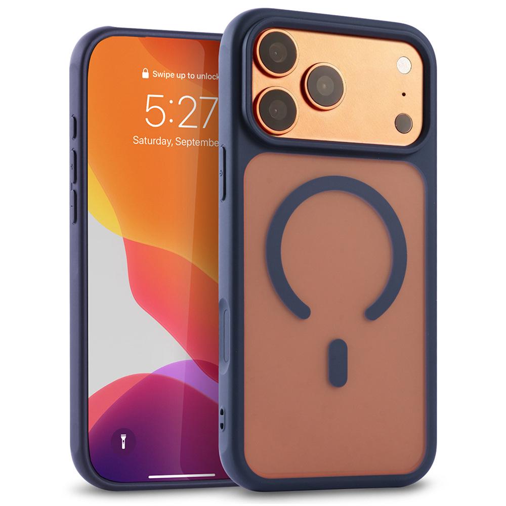 Apple 17Pro Skin-feel Magnetic Anti-drop Case for iPhone 16/15 with Frosted Back Cover and Large Hole Design 16 темно-синього кольору
Apple 17Pro Skin-feel Magnetic Anti-drop Case for iPhone 16/15 with Frosted Back Cover and Large Hole Design 16 темно-синього кольору