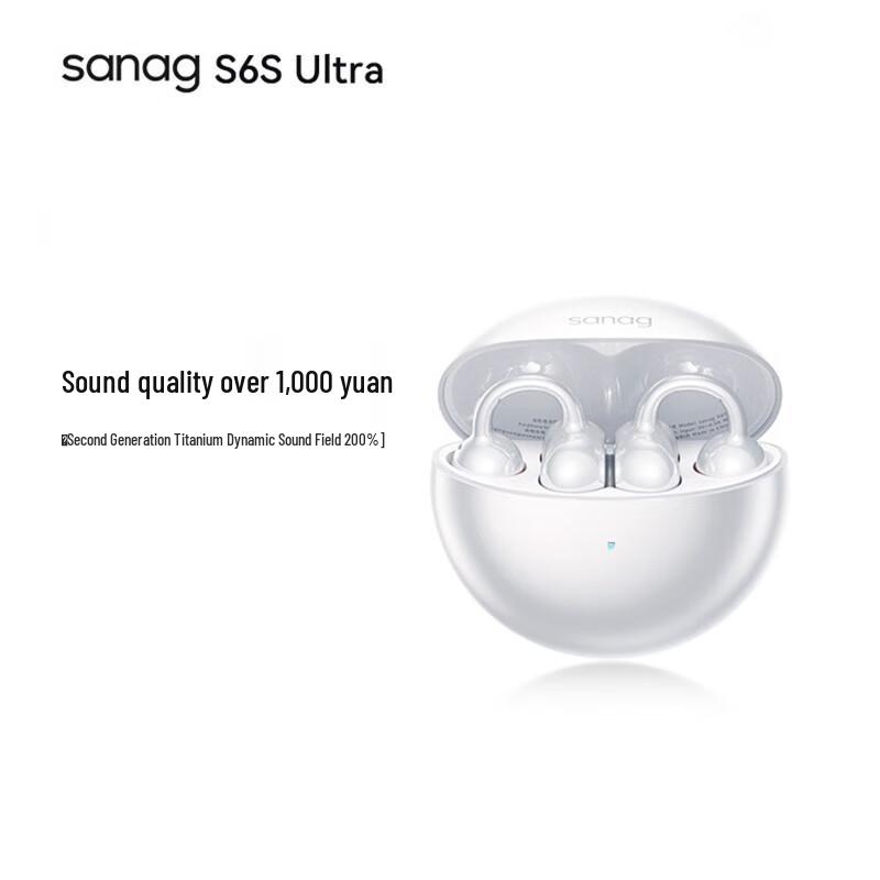 Saina S6S Ultra Open-Ear Clip-On Wireless Headphones
Saina S6S Ultra Open-Ear Clip-On Wireless Headphones