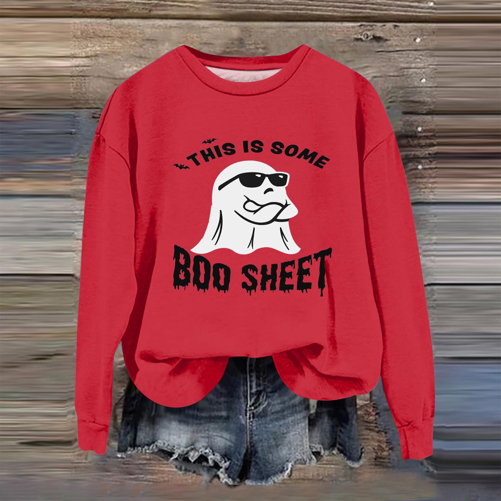 Женская модная повседневная толстовка с длинным рукавом и принтом на Хэллоуин XL красный
Женская модная повседневная толстовка с длинным рукавом и принтом на Хэллоуин XL красный