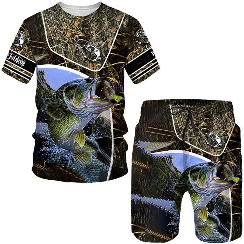 Fishing Camouflage 3D Print T-Shirts Shorts 2-Piece Sets Men s Suits Casual Tracksuits Streetwear Oversized Outfit Man Clothing S
Fishing Camouflage 3D Print T-Shirts Shorts 2-Piece Sets Men s Suits Casual Tracksuits Streetwear Oversized Outfit Man Clothing S