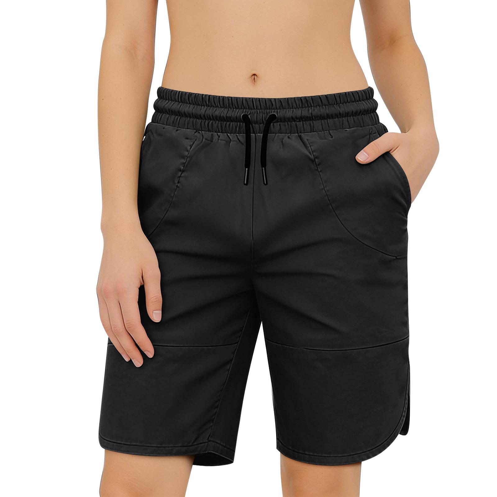 Women s Shorts With Pockets, Casual Shorts M чёрный
Women s Shorts With Pockets, Casual Shorts M чёрный
