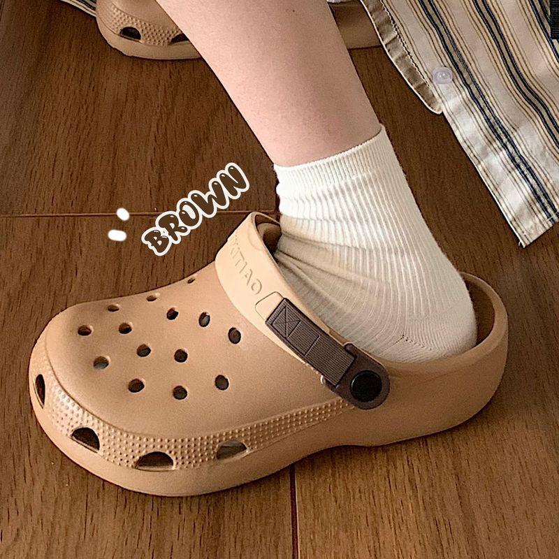 Thin Strip Student Cute Personality Ins Puppy Dog Hole Shoes Baby Boy and Girl Summer Outwear Eva Non Slip Beach Shoes No flower deduction Mocha Brown 40-41
Thin Strip Student Cute Personality Ins Puppy Dog Hole Shoes Baby Boy and Girl Summer Outwear Eva Non Slip Beach Shoes No flower deduction Mocha Brown 40-41