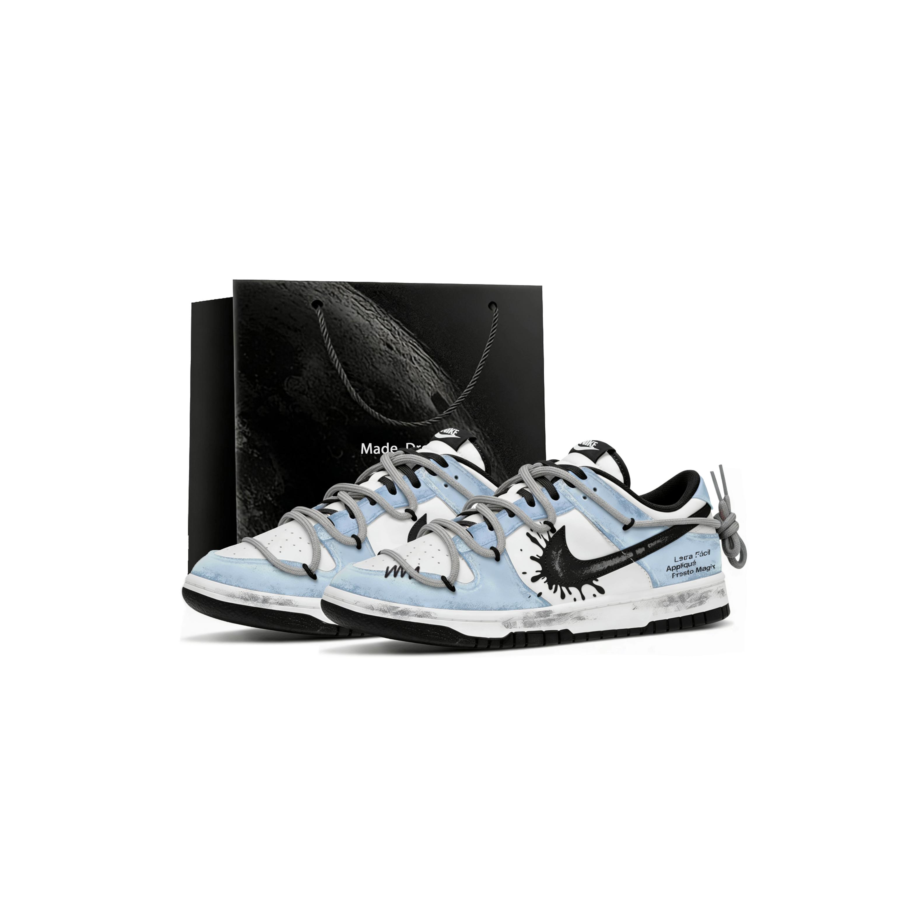 Nike Dunk Slip Resistant Abrasion Resistant Low top Skateboard Shoes Women s White Blue CW1590-100(Team1326-SBOX) 36
Nike Dunk Slip Resistant Abrasion Resistant Low top Skateboard Shoes Women s White Blue CW1590-100(Team1326-SBOX) 36