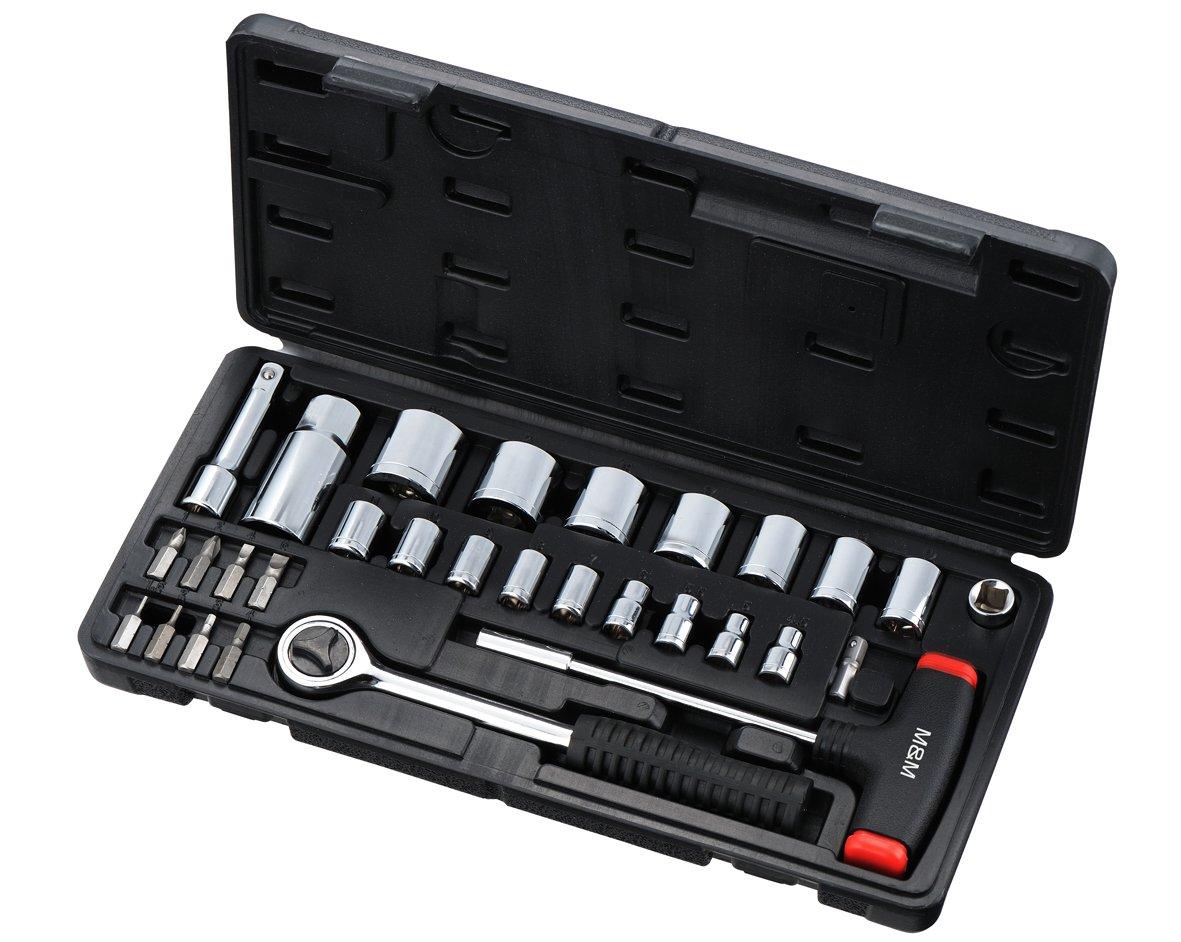 Takagi Socket Wrench Gray M&M Set, 30-Piece Set, S-200, серый
Takagi Socket Wrench Gray M&M Set, 30-Piece Set, S-200, серый