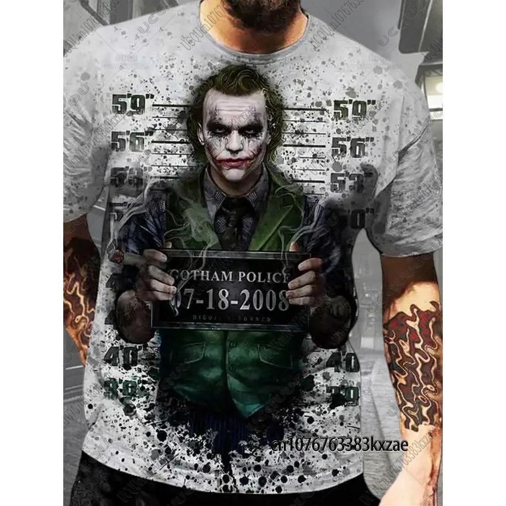 Summer New DC Comic Joker Print T-shirts Classic Vintage Joker 3D Tshirts Casual Round Neck Short Sleeve Tees Man Clothing 6XL
Summer New DC Comic Joker Print T-shirts Classic Vintage Joker 3D Tshirts Casual Round Neck Short Sleeve Tees Man Clothing 6XL