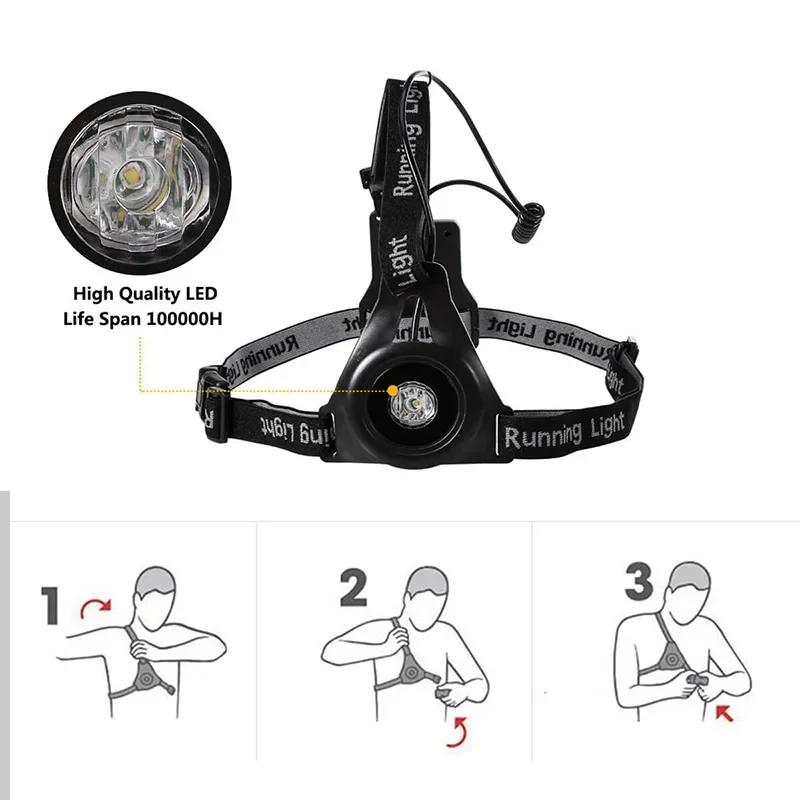 For Camping Bike Hiking Outdoor Night Running Jogging Lights LED Chest Lamp Back Warning Light Running Adventure USB
For Camping Bike Hiking Outdoor Night Running Jogging Lights LED Chest Lamp Back Warning Light Running Adventure USB
