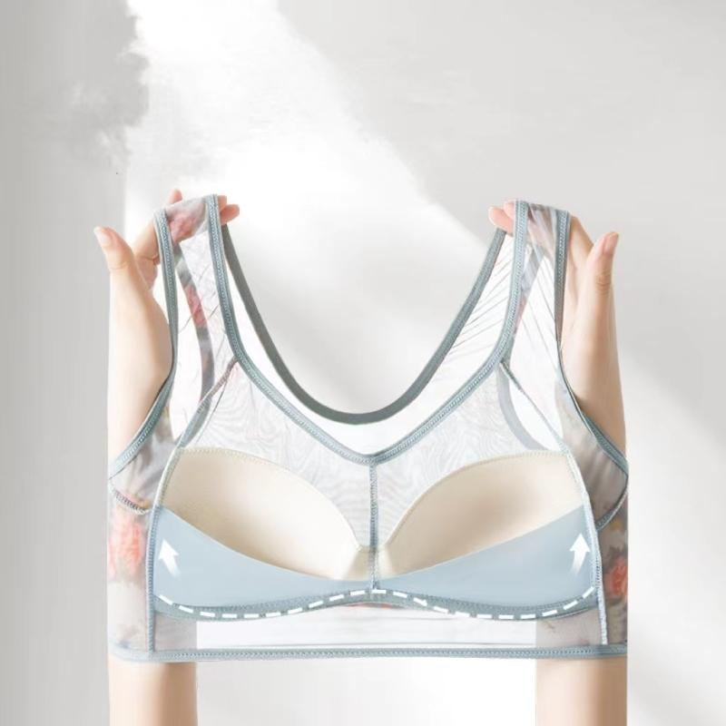 Tooxika Popular Printed Underwear Women s Vest Large Size Comfortable Mesh Bra Without Wires
Tooxika Popular Printed Underwear Women s Vest Large Size Comfortable Mesh Bra Without Wires