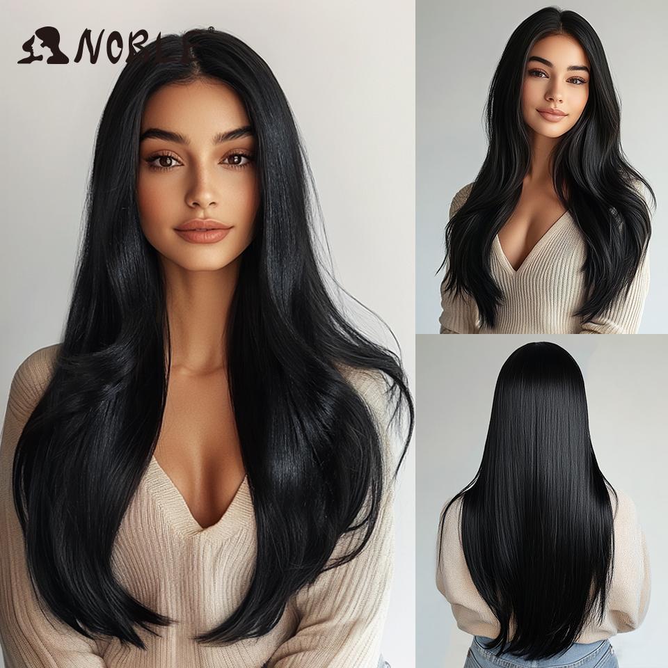 Noble Synthetic Lace Front Wig Straight Baby Hair 13X4 Lace White Wigs Synthetic Lace Wig 28 Inch Lacce Front Wig For Women Wig (as the picture,150%&28inches&Lace Front)
Noble Synthetic Lace Front Wig Straight Baby Hair 13X4 Lace White Wigs Synthetic Lace Wig 28 Inch Lacce Front Wig For Women Wig (as the picture,150%&28inches&Lace Front)