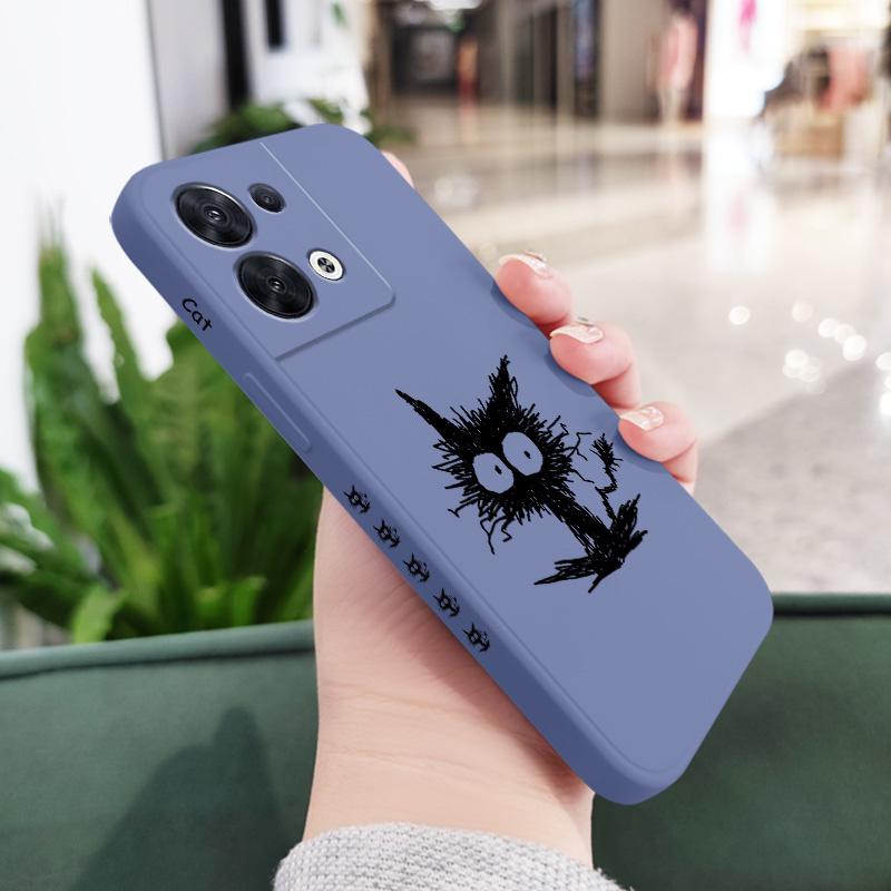 Scrawled Cat Phone Case For OPPO Reno 12 11 12F 11F 10 8 8T 8Z 7 7Z 6 5 Pro 4G 5G Pro Plus Liquid Silicone Cover Reno 11 F 5G світло-синій колір
Scrawled Cat Phone Case For OPPO Reno 12 11 12F 11F 10 8 8T 8Z 7 7Z 6 5 Pro 4G 5G Pro Plus Liquid Silicone Cover Reno 11 F 5G світло-синій колір